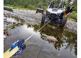 Factor 55 Ultrahook xtv winch hook with shackle mount orange