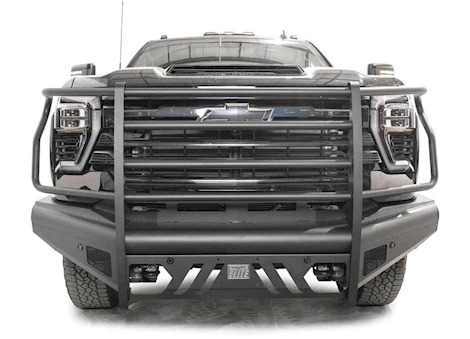 Fab Fours Inc. 24-C SILVERADO 2500/3500 HD BLACK STEEL ELITE FRONT BUMPER W/ FULL GUARD