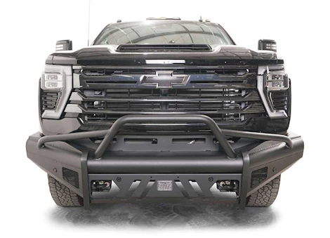 Fab Fours Inc. 24-C SILVERADO 2500/3500 HD BLACK STEEL ELITE FRONT BUMPER W/ PRE-RUNNER