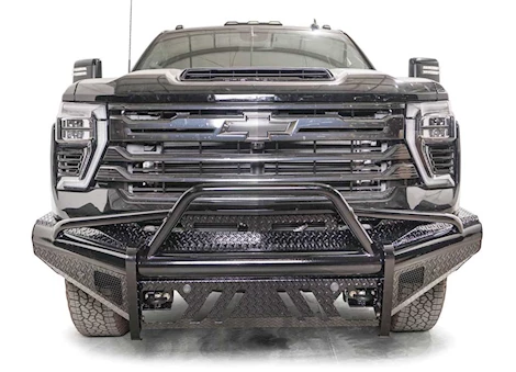 Fab Fours Inc. 24-c silverado 2500/3500 hd black steel front bumper w/ pre-runner guard Main Image
