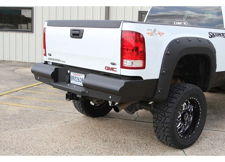 Fab Fours Inc. 99-06 silverado/sierra 2500/3500 hd rear elite ranch bumper matte black Main Image