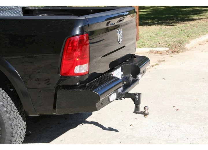 Fab Fours Black Steel Rear Bumper Main Image