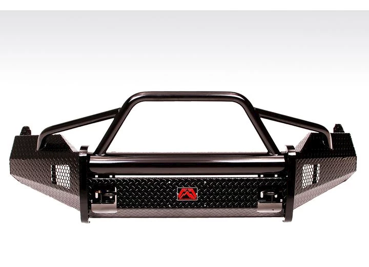 Fab Fours Black Steel Front Bumper w/ Pre-Runner Guard