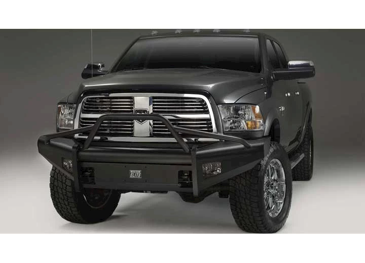 Fab Fours Inc. 19-c ram 2500/3500 new body style black steel elite front bumper w/no guard Main Image