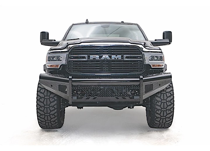 Fab Fours Inc. 19-C RAM 2500/3500 NEW BODY STYLE BLACK STEEL FRONT BUMPER W/NO GUARD