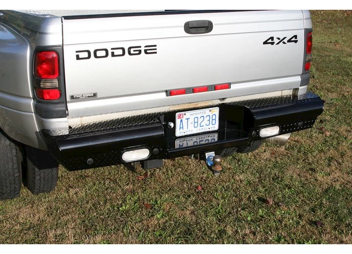 Fab Four's Black Steel Rear Bumper Main Image