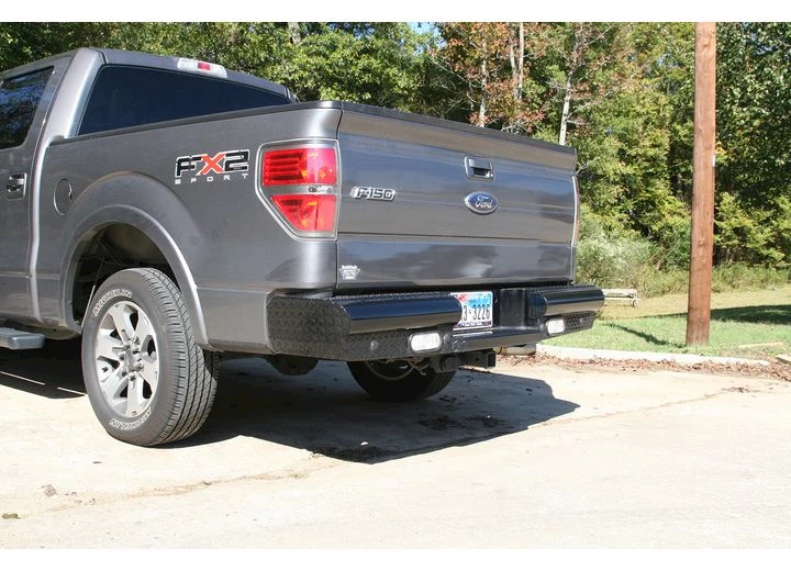 Fab Fours Black Steel Rear Bumper