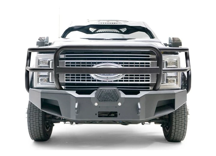 Fab Fours Inc. 17-C F450/F550 SUPER DUTY NEW PREMIUM FRONT BUMPER W/ FULL GRILL GUARD MATTE BLACK