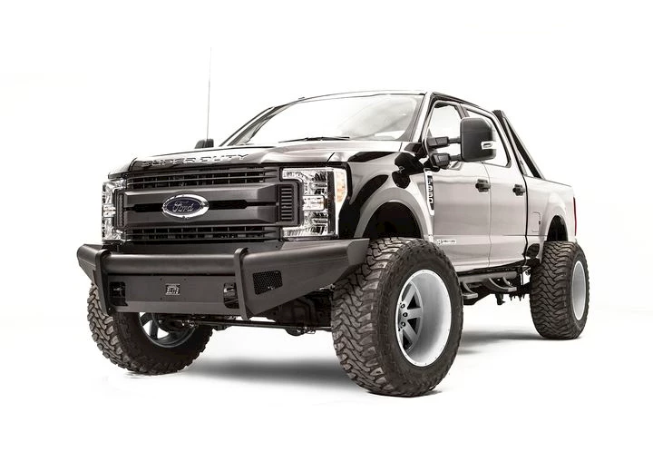 Fab Fours Inc. 17-c f250/f350/18 f450 front elite ranch bumper w/ no guard (f250-f550) w/ tow hooks Main Image