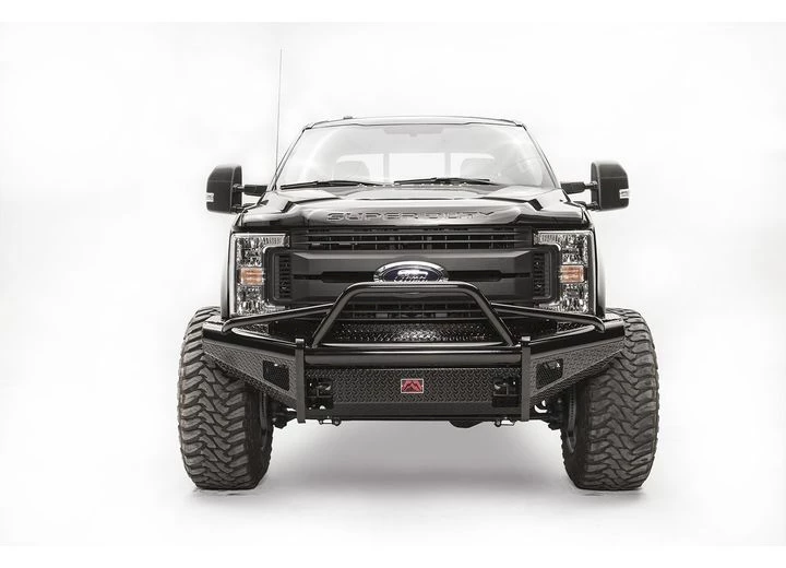 Fab Fours Black Steel Front Bumper w/ Pre-Runner Guard