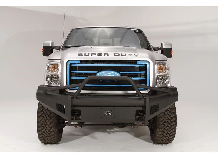 Fab Fours Inc. 99-04 f250/f350/f450/f550 front elite ranch bumper w/ pre-runner guard w/ tow ho Main Image