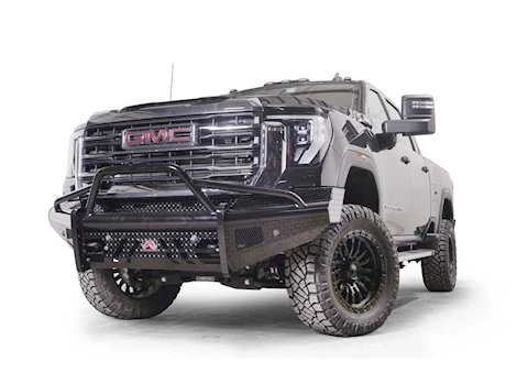 Fab Fours Inc. 24-C SIERRA 2500/3500HD STEEL SENSOR FRONT BUMPER W/ PRE-RUNNER GUARD GLOSS BLACK