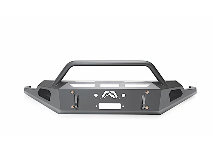 Fab Fours Inc. 19-c sierra 1500 red steel front bumper with pre-runner guard Main Image