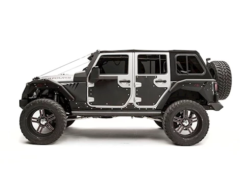 Fab Fours Inc. 07-18 JEEP JK FRONT DOOR SKIN MATTE BLACK