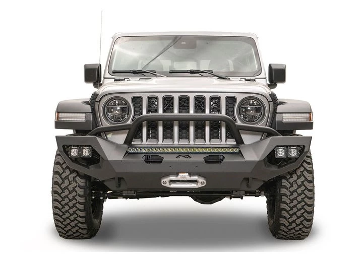 Fab Fours Inc. 18-c wrangler jl/gladiator matrix front bumper pre runner Main Image