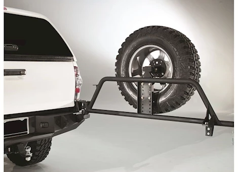 Fab Fours Inc. 05-15 TACOMA TIRE CARRIER (NEEDS BASE BUMPER) MATTE BLACK