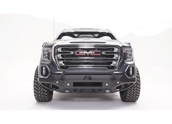 Fab Fours Inc. 19-21 sierra 1500 vengeance front sensor bumper w/ pre-runner guard Main Image