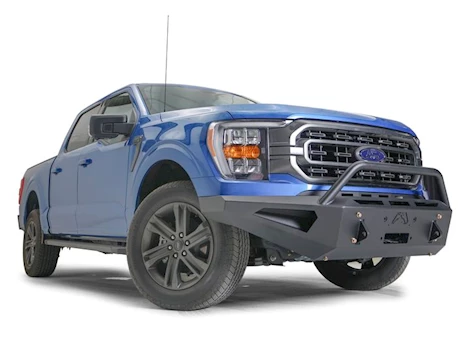 Fab Fours Inc. 21-c f150 red steel front bumper with pre-runner guard matte black Main Image