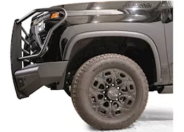 Fab Fours Inc. 24-c silverado 2500/3500 hd black steel elite front bumper w/ full guard