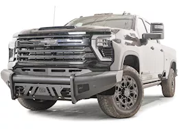 Fab Fours Inc. 24-c silverado 2500/3500 hd black steel elite front bumper w/ no guard