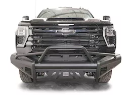 Fab Fours Inc. 24-c silverado 2500/3500 hd black steel elite front bumper w/ pre-runner