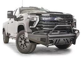 Fab Fours Inc. 24-c silverado 2500/3500 hd black steel elite front bumper w/ pre-runner