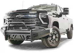 Fab Fours Inc. 24-c silverado 2500/3500 hd black steel elite front bumper w/ pre-runner