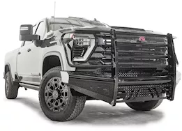 Fab Fours Inc. 24-c silverado 2500/3500 hd black steel front bumper w/ full guard
