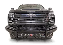 Fab Fours Inc. 24-c silverado 2500/3500 hd black steel front bumper w/ no guard