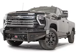 Fab Fours Inc. 24-c silverado 2500/3500 hd black steel front bumper w/ no guard