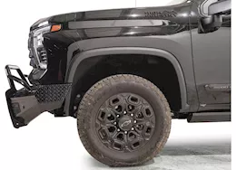 Fab Fours Inc. 24-c silverado 2500/3500 hd black steel front bumper w/ pre-runner guard