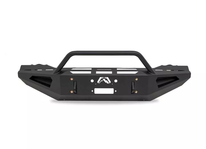 Fab Fours Red Steel Front Bumper w/ Pre-Runner Guard