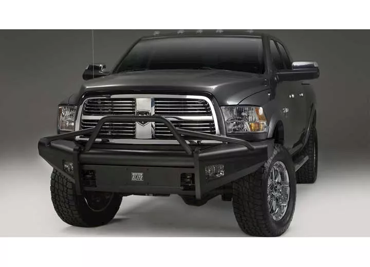 Fab Fours Inc. 19-c ram 2500/3500 new body style black steel elite front bumper w/no guard