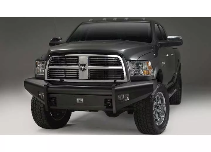 Fab Fours Inc. 19-c ram 2500/3500 new body style black steel elite front bumper w/no guard