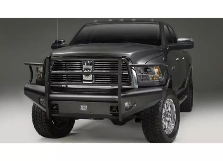 Fab Fours Inc. 19-c ram 2500/3500 new body style black steel elite front bumper w/no guard