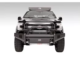 Fab Fours Black Steel Elite Front Bumper w/ Pre-Runner Guard