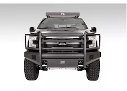 Fab Fours Black Steel Elite Front Bumper w/ Full Guard