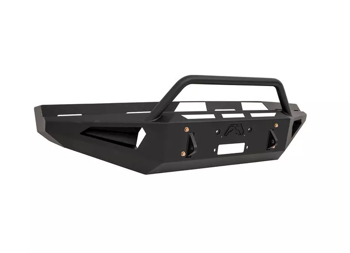 Fab Fours Red Steel Front Bumper w/ Pre-Runner Guard