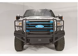 Fab Fours Black Steel Elite Front Bumper w/ Full Guard