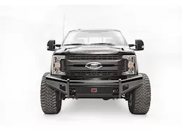 Fab Fours Black Steel Front Bumper w/o Guard