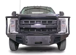 Fab Fours Inc. 23-c f450/f550 premium front bumper w/ full grill guard matte finish