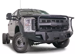 Fab Fours Inc. 23-c f450/f550 premium front bumper w/ full grill guard matte finish