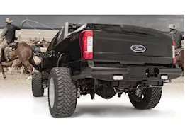 Fab Fours Inc. 23-c f250/f350/f450/f550 black steel rear bumper