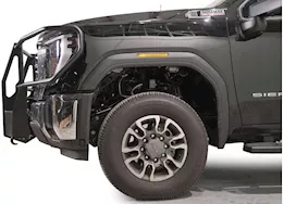 Fab Fours Inc. 24-c sierra 2500/3500 hd winch mount w/full grill guard frnt bumper matte finish