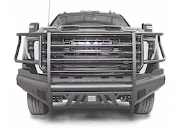 Fab Fours Inc. 24-c sierra 2500/3500hd steel elite sensor front bumper w/ full guard matte black