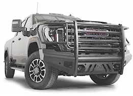 Fab Fours Inc. 24-c sierra 2500/3500hd steel elite sensor front bumper w/ full guard matte black