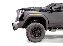 Fab Fours Inc. 24-c sierra 2500/3500hd steel elite sensor front bumper w/ no guard matte black