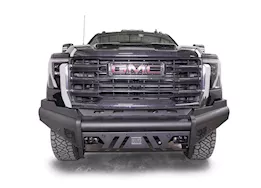 Fab Fours Inc. 24-c sierra 2500/3500hd steel elite sensor front bumper w/ no guard matte black