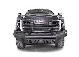 Fab Fours Inc. 24-c sierra 2500/3500hd steel elite sensor front bumper w/ pre-runner guard matte black