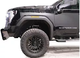 Fab Fours Inc. 24-c sierra 2500/3500 steel sensor front bumper w/ no guard gloss black